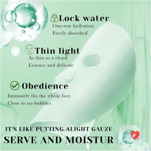12 Sheet Masks, Korean Face Care with Natural Ingredients, Daily Care Beauty Mask, Hydration and Nourishing for All Skin Types, 25ML