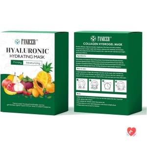 12 Sheet Masks, Korean Face Care with Natural Ingredients, Daily Care Beauty Mask, Hydration and Nourishing for All Skin Types, 25ML