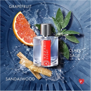 Azzaro Sport Eau de Toilette - Men's Fragrance Fresh and Pure - Citrus, Aromatic & Woody Fragrance - For Casual Everyday Wear - Luxury Perfume for Men