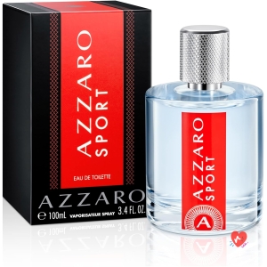 Azzaro Sport Eau de Toilette - Men's Fragrance Fresh and Pure - Citrus, Aromatic & Woody Fragrance - For Casual Everyday Wear - Luxury Perfume for Men
