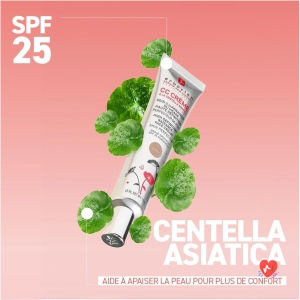 CC crème illuminateur visage SPF 25 à la Centella