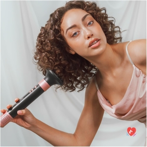 Cecotec Brosse Soufflante avec 14 Têtes, Technologie Coanda CeramicCare 14in1 AirGlam Noir. Brosse Chauffante 1400W, Moteur Numérique, Éliminateur de Frisottis, 3 Températures