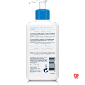 CeraVe - Lait Hydratant Corps et Visage - Peau Sèche à Très Sèche - 24H d’Hydratation en Continu - Acide Hyaluronique + 3 Céramides - Texture Légère, Non Collante - Sans Parfum, Non Comédogène