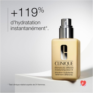 Clinique Émulsion Hydratante Tellement Différente + à la Glycérine + Urée, Peaux sèches à mixtes | Hydratant
