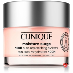 Clinique Moisture Surge Soin Auto-Réhydratant 100H à l'Acide Hyaluronique + Bio-Ferment d'Aloe Vera Tous types de peaux | Crème hydratante