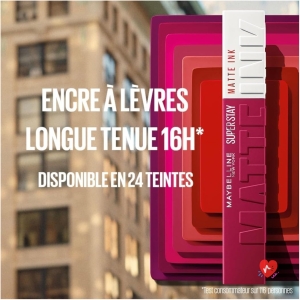 Coffret x6 Rouge à lèvres liquides Superstay Matte Ink