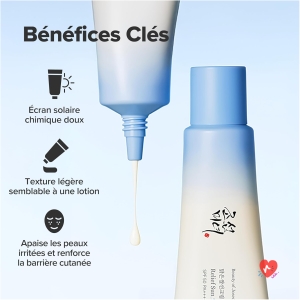 Crème solaire SPF50 Aqua Fresh Relief Sun B5 Rice