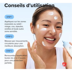 Crème solaire SPF50 Aqua Fresh Relief Sun B5 Rice