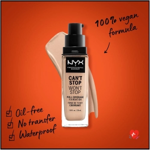 Fond de teint mat waterproof Can’t Stop Won’t Stop
