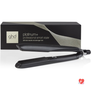 ghd - Lisseur cheveux ghd Platinum+ - Fer à lisser professionnel - Lisse en un passage sans chaleur extrême, 75% plus brillants, 70% plus forts - Lisseur boucleur idéal cheveux colorés/abîmés