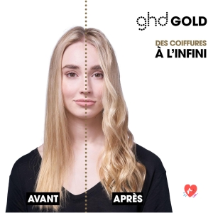 Gold Lisseur cheveux professionnel