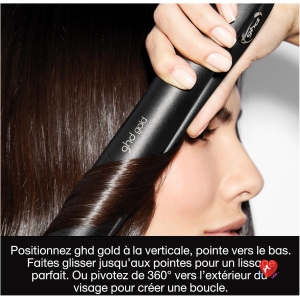 Gold Lisseur cheveux professionnel