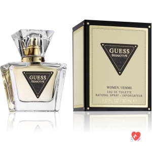 GUESS Seductive, Eau de Toilette pour Femme, Parfum Fruité Floral, Parfum Sensuel Longue Durée