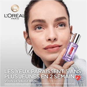 L'Oréal Paris - Eye Serum - Anti-Wrinkle, Anti-Puffiness & Concealer - With Pure Hyaluronic Acid and Caffeine - Innovative Triple-Ball Tip - Revitalift Filler - 20ml