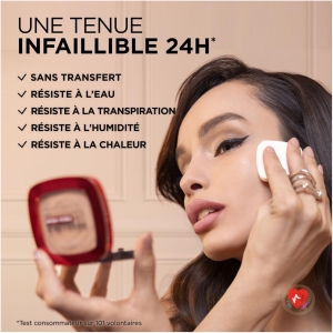 L'Oréal Paris - Long-lasting Powder Foundation - Waterproof - Infallible 24H Fresh Wear - Shade : Golden Beige (140) - 9 g