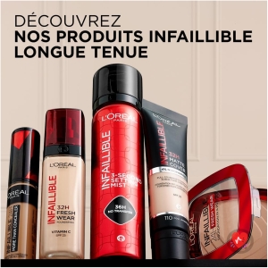 L'Oréal Paris - Long-lasting Powder Foundation - Waterproof - Infallible 24H Fresh Wear - Shade : Golden Beige (140) - 9 g