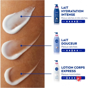 Lait corps hydratant 72h à l’acide hyaluronique