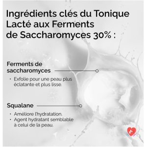 Lotion exfoliante hydratante Milky Tonic 30% ferments