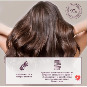 LUXEOL Thickening Serum without Rinsing - +35% Thickness from the First Use* - Proven Effectiveness - with Red Seaweed, Rice Protein & Hyaluronic Acid - Made in France - 100 ml