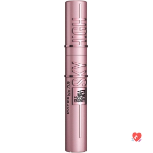 Maybelline New York Intense Volume Unlimited Length Mascara - Formula Enriched with Bamboo and Fiber Extracts - Sky High - Shade : Very Black - 5 ml