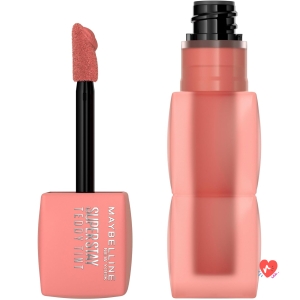 Maybelline New York - Teddy Tint Lip Blush - Melted Matte Effect - Long-lasting hold - Colour: Current Mood (10) - Capacity: 5 ml