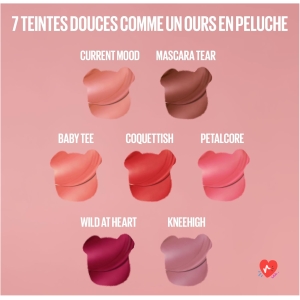Maybelline New York - Teddy Tint Lip Blush - Melted Matte Effect - Long-lasting hold - Colour: Current Mood (10) - Capacity: 5 ml