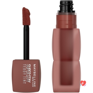 Maybelline New York - Teddy Tint Lip Blush - Melted Matte Effect - Long-lasting hold - Colour: Tear Mascara (20) - Capacity: 5 ml