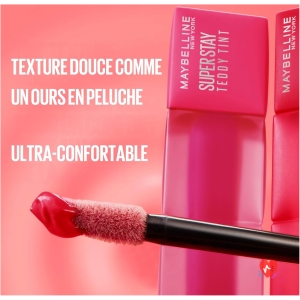 Maybelline New York - Teddy Tint Lip Blush - Melted Matte Effect - Long-lasting hold - Colour: Tear Mascara (20) - Capacity: 5 ml