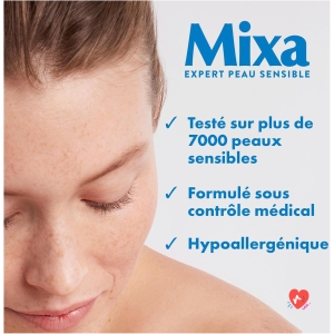 Mixa - Hyalurogel Hydration Booster Serum - For Dehydrated Sensitive Skin - 24h Moisturizer, Plumping - With Pure Hyaluronic Acid, Vitamins B3 + B5 - Hypoallergenic - 30ml