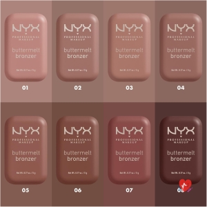 NYX PROFESSIONAL MAKEUP - Cream Bronzer - Body and Face Use - Buttermelt Bronzer, Shade : Desserve Butta