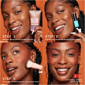 NYX PROFESSIONAL MAKEUP - Cream Bronzer - Body and Face Use - Buttermelt Bronzer, Shade : Desserve Butta