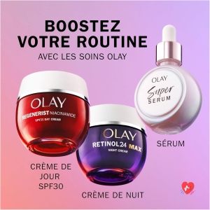 Olay Super Serum, Vitamin C Hydrating Face Serum, Niacinamide, Collagen Peptide, Anti-Aging and Radiance, 30 ml