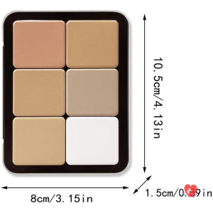 Palette Fard à Joues Blush et Correcteur 12 Couleurs