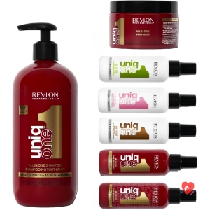 Revlon Professional UniqOne - Shampoing et Après shampoing 2en1 - Soin des Cheveux, Formule Vegan - Tous Types de Cheveux - Shampoing Hydratant - 490ml - Soin Cheveux Secs et Abimés