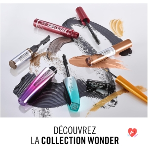 Rimmel London Wonder'Volume Thrill Seeker, 001 Black, Waterproof Mascara, Volumising Mascara, No Leaking, No Bundles, No Crumble, 24 Hour Last, 10 ml