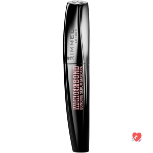 Rimmel Wonder Bond Bomb, 001 Black, Mascara, mascara allongeant, mascara sérum liant, ne coule pas, sans paquets, renforce les structures kératiniques, 11 ml