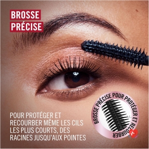 Rimmel Wonder Bond Bomb, 001 Black, Mascara, mascara allongeant, mascara sérum liant, ne coule pas, sans paquets, renforce les structures kératiniques, 11 ml