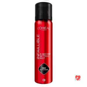 Spray fixant maquillage waterproof Infaillible