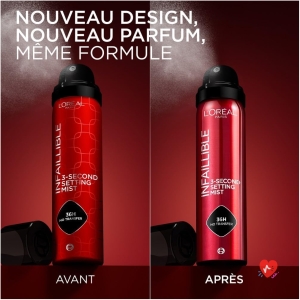 Spray fixant maquillage waterproof Infaillible