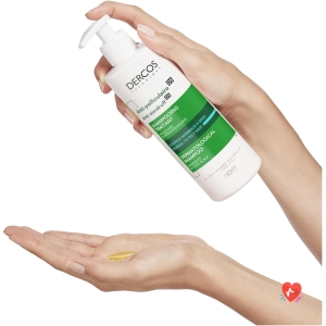 Vichy, Dercos, DS Anti-Dandruff Shampoo, Dandruff & Itching, Normal to Oily Hair, 390 ml