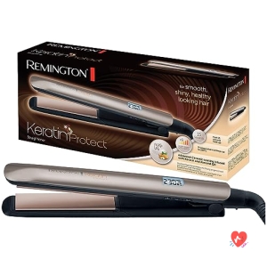 Lisseur Cheveux Soin Ku00e9ratine & Huile D'amande Remington