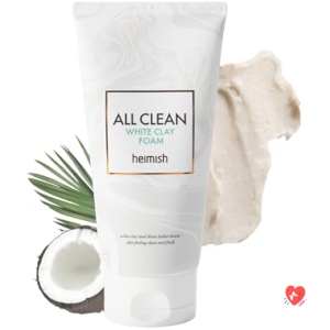 Nettoyant Visage All Clean White Clay Foam, Heimish