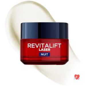 Cru00e8me Masque Nuit Anti U00e2ge Revitalift Laser L'oru00e9al Paris
