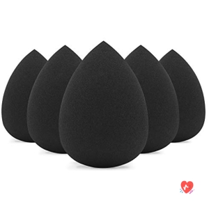 U00c9ponges De Maquillage Beakey, Lot De 5, Sans Latex Et Vu00e9gu00e9taliennes