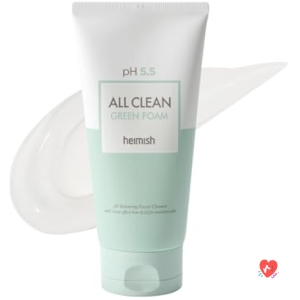 Gel Nettoyant Visage All Clean Green Foam, Heimish